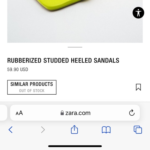 ISO LIME GREEN ZARA HEEL - Picture 2 of 2